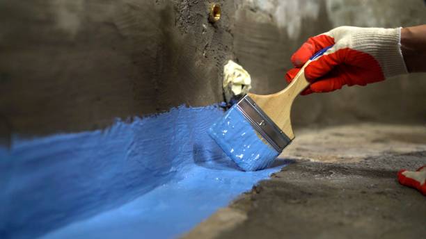 Commercial Waterproofing project at a Malvern, OH business property by SJ Waterproofing Pros